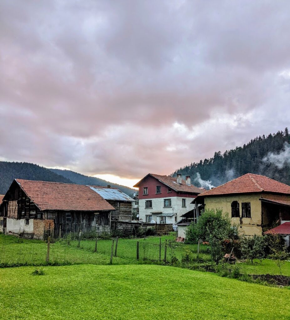 the view from our house in Bulgaria