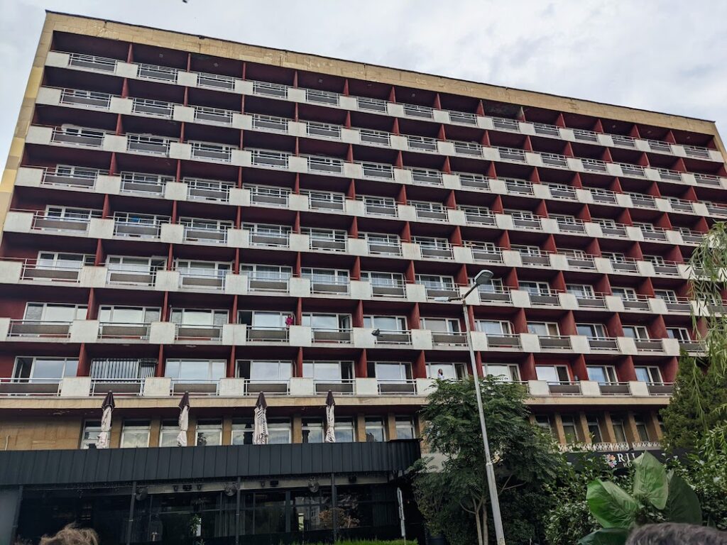 Cool communist-style apartment complex